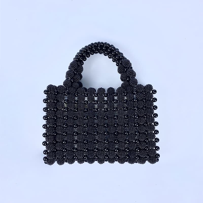 New Arrival Waxberry Pearl Evening Gown Handbag Handwoven Casual Fashion Beaded Elegant Waxberry Small Square Bag