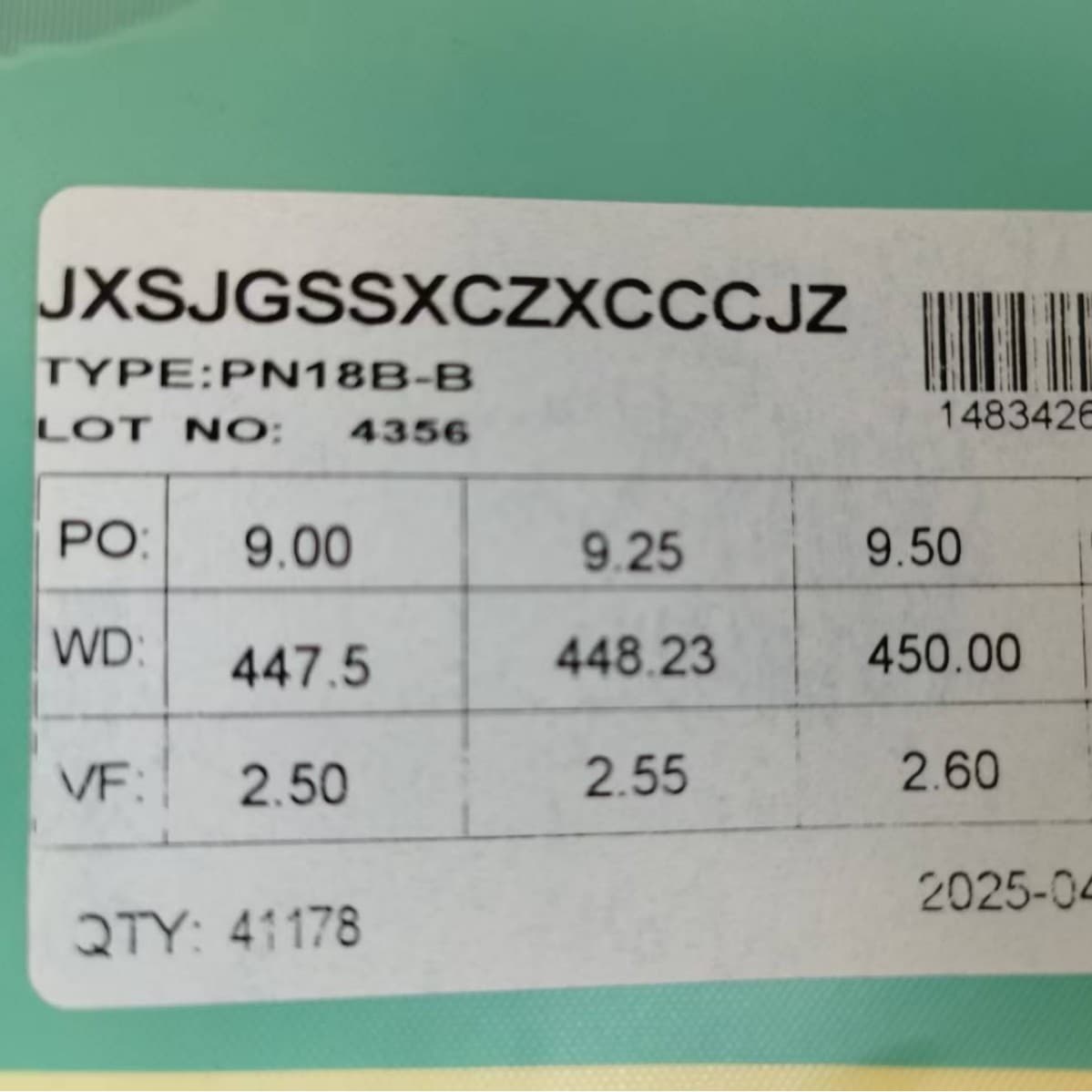 Genuine 850nm Chip