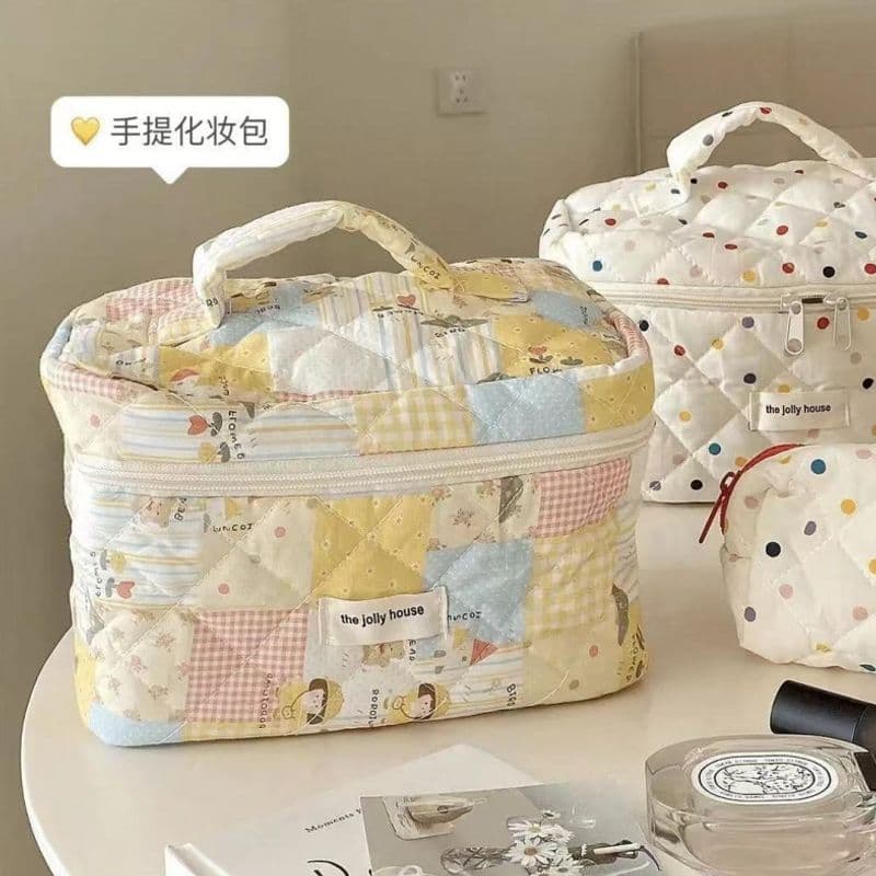 2025 New Large Capacity Makeup Bag Organizer Portable Foldable Toiletry Bag Skincare Storage Bag