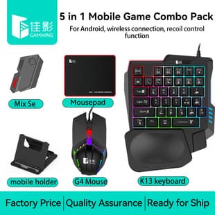 Jiaying MIX SE+ Five-in-One Mobile Game Controller Keyboard and Mouse Converter Throne Set for Android