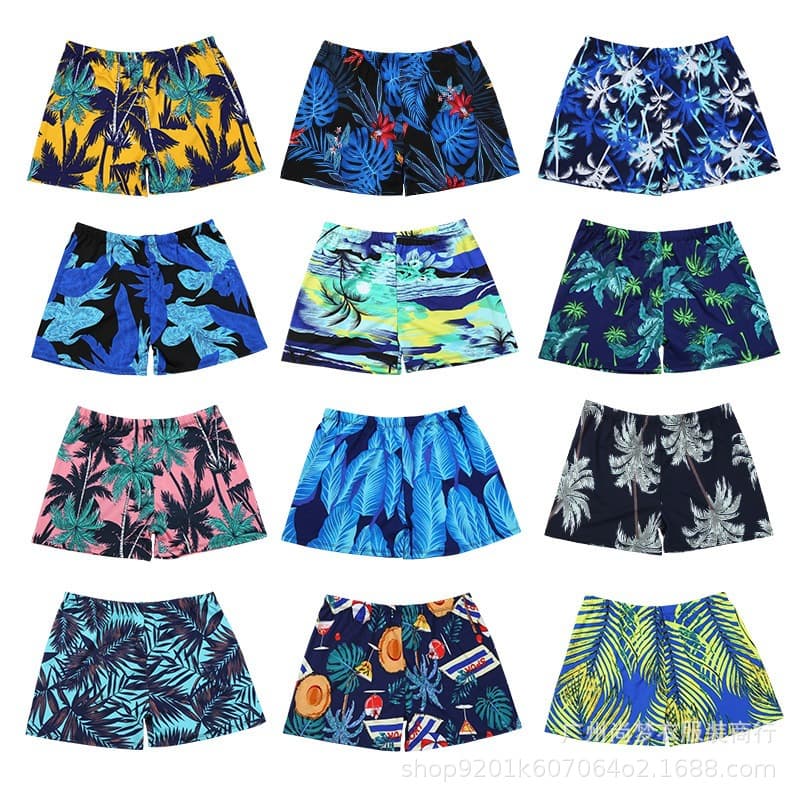 Board Shorts Men Large Size Quick-Dry Loose Thin Men's Shorts Sports Casual Printed Pants Amazon Best Seller Wholesale