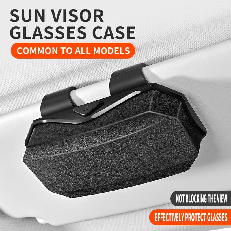 Cross-border Hot Selling Car Sunglasses Case Multifunctional Storage Organizer Visor Clip Document Holder