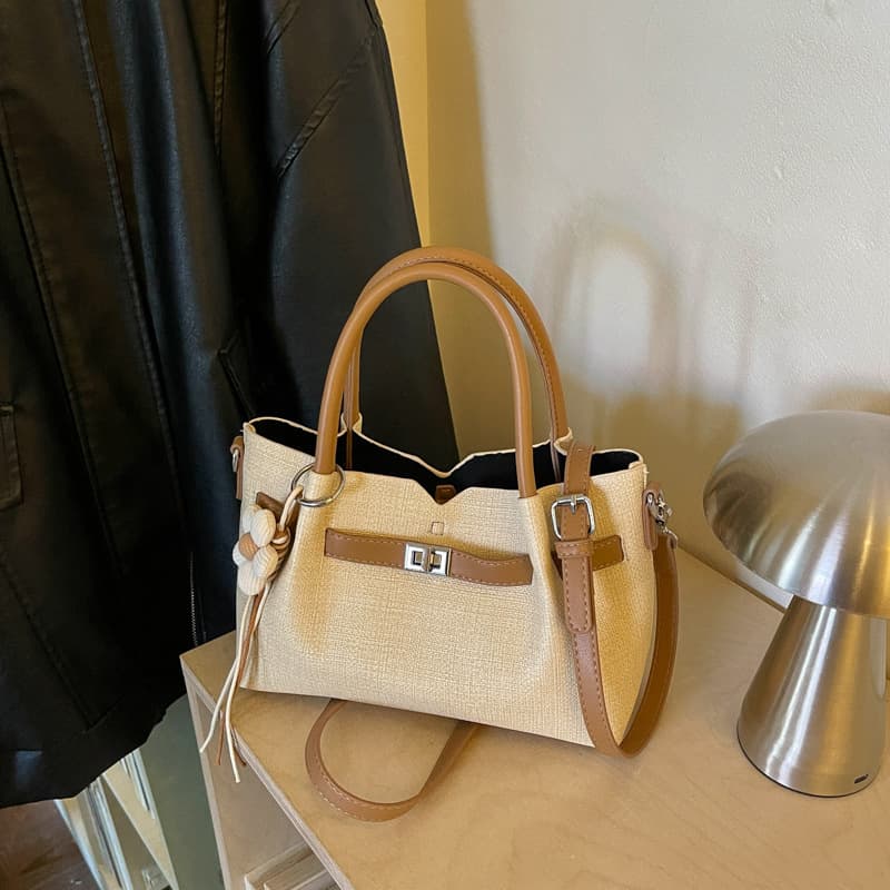 2026 New Contrast Color Commute Fresh Stylish Fashion Handbag Crossbody Shoulder Bag for Women