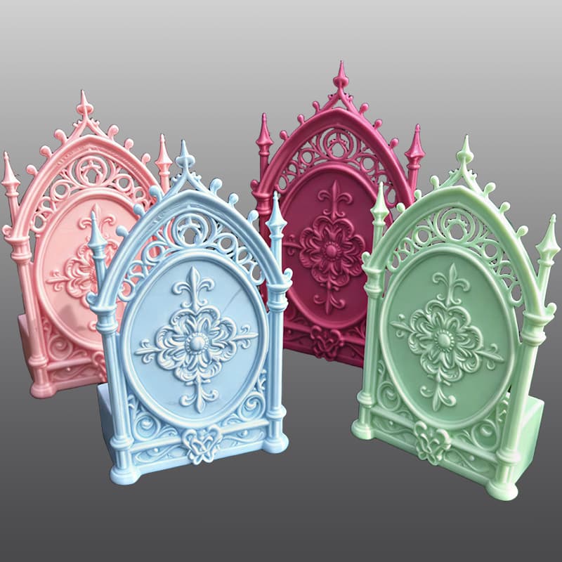 3D Printed Bean Making Tool 12 Gothic Window Bean Shovels