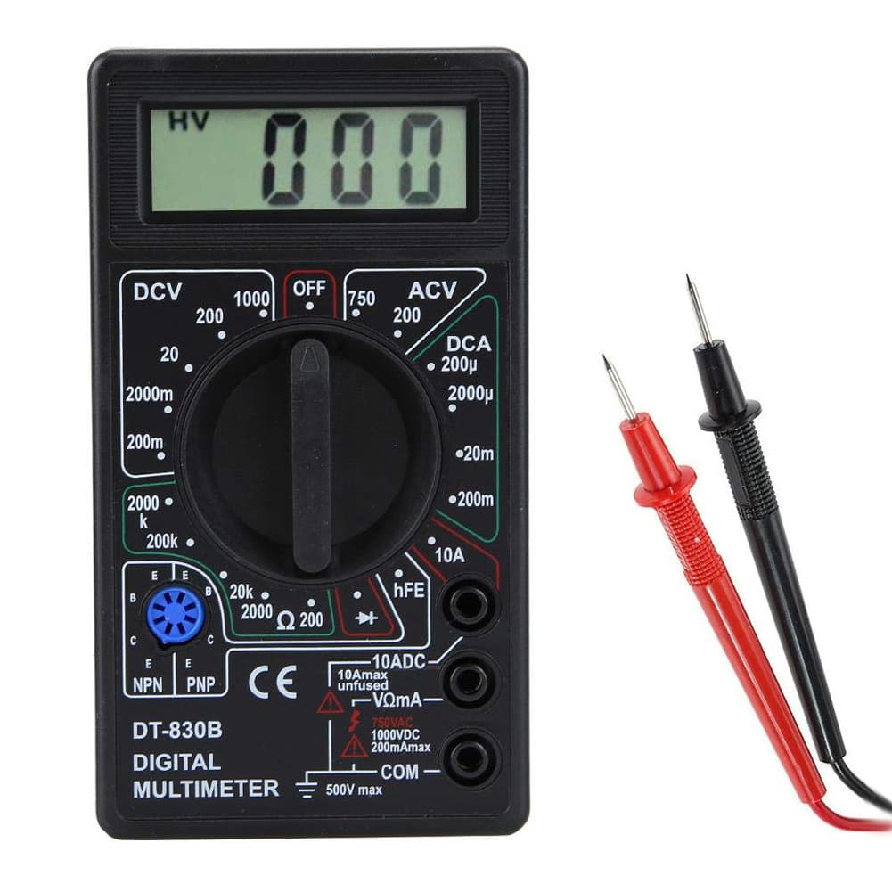 DT-830B Digital Multimeter Handheld Digital Universal Meter Ammeter Voltmeter Electrical Instruments