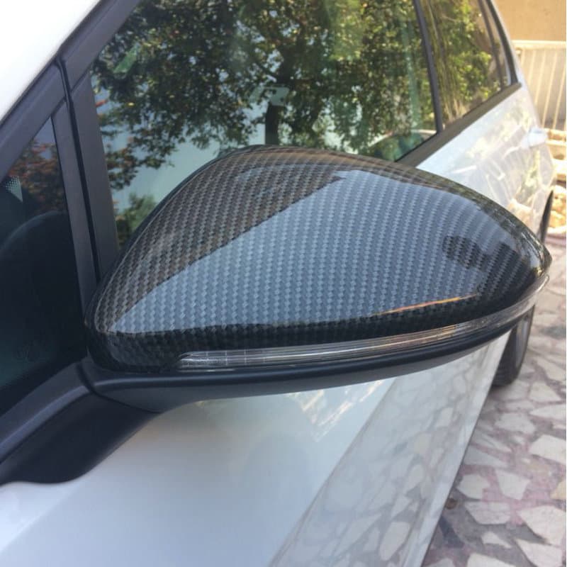 Carbon Fiber Pattern Mirror Cover for Volkswagen Golf 7 6 GTI GTD POLO