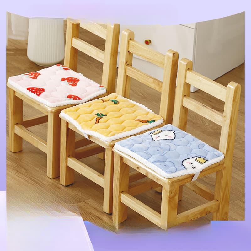 Kindergarten Stool Chair Cushion, Plush Cushion Pad for Student Classroom Seat