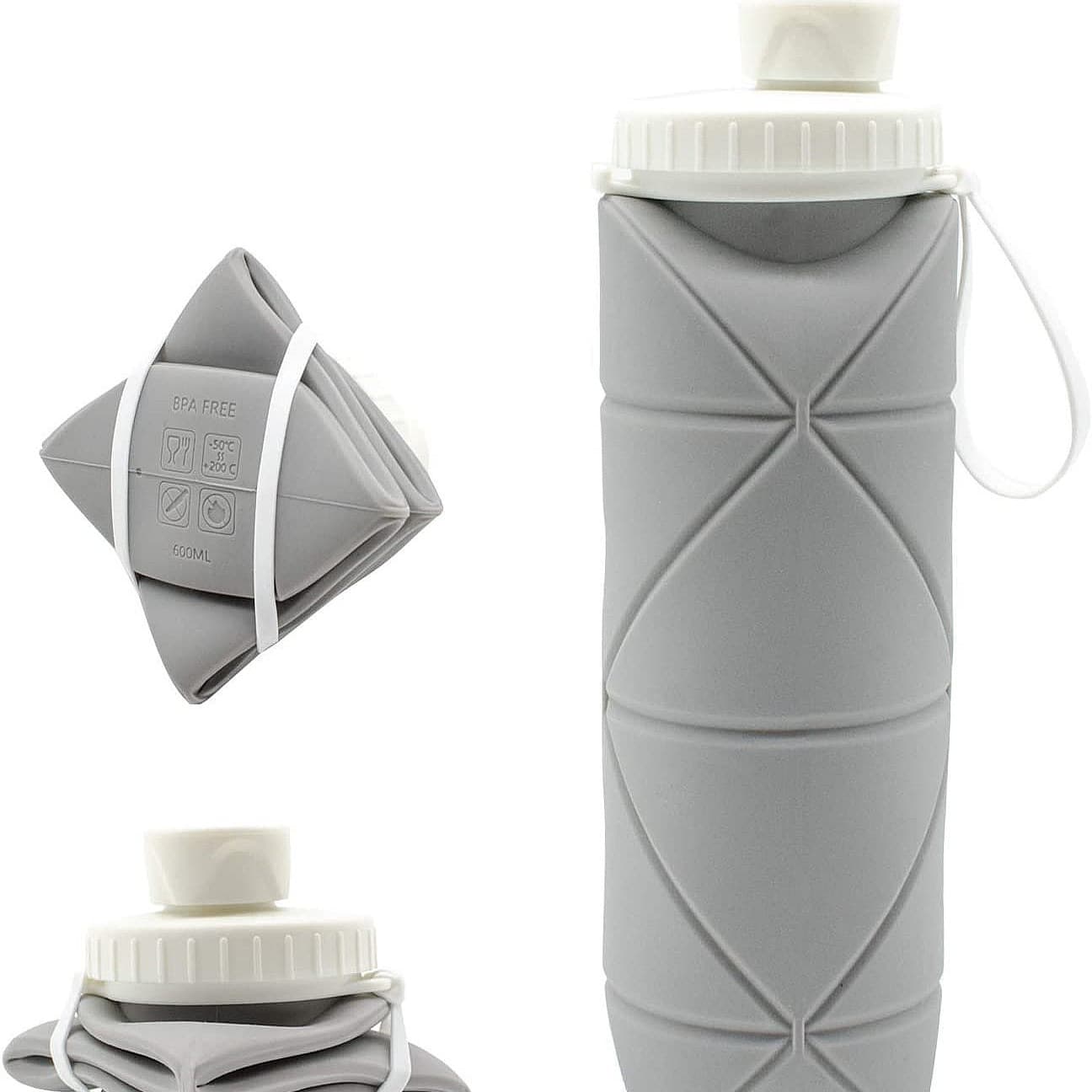 Food-Grade Silicone Folding Cup, Mini Outdoor Sports Water Bottle, Portable Creative Compressible Travel Cup