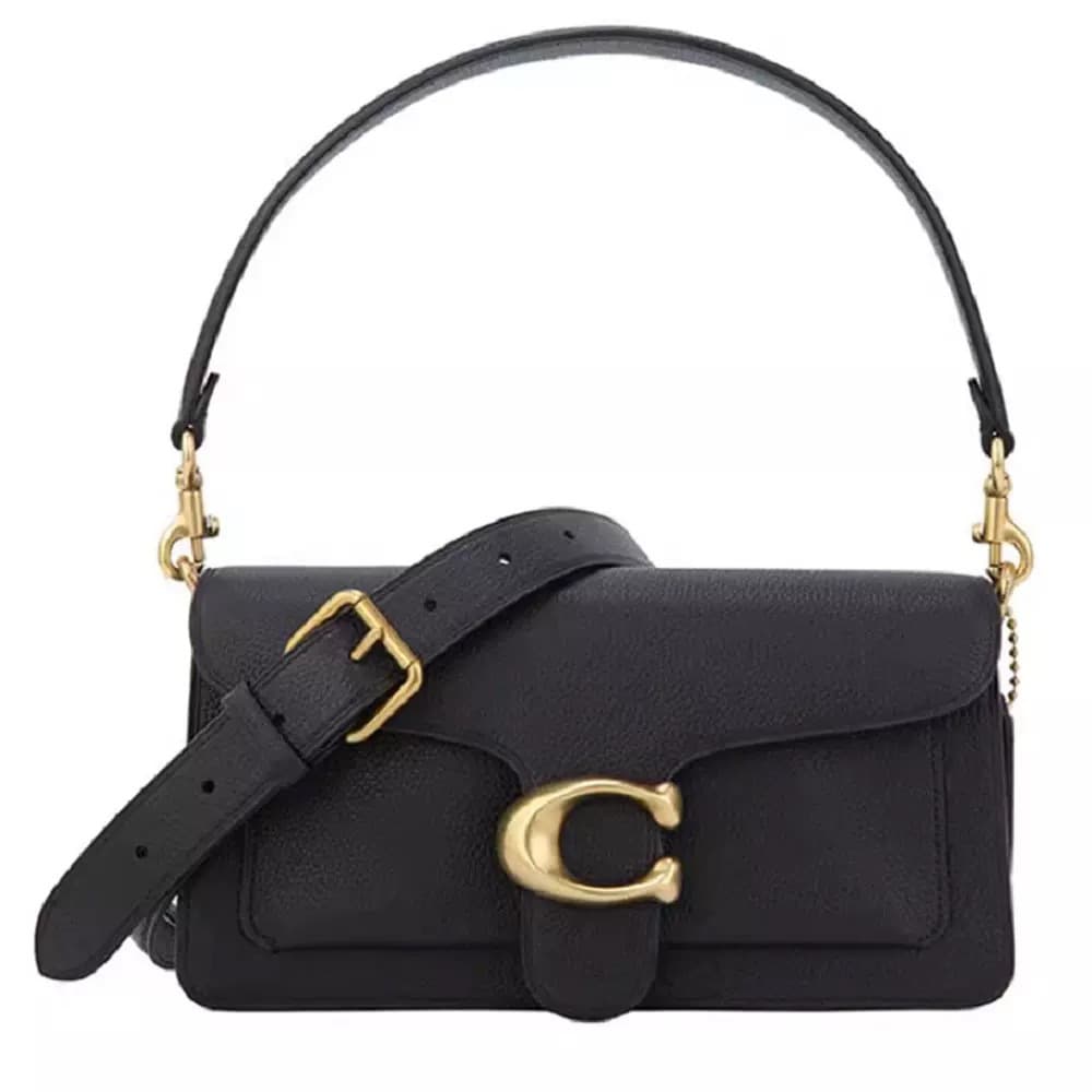 Women's Shoulder Bag Classic C Casual Versatile Printed Genuine Leather Commuter Handbag Crossbody Bag