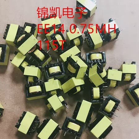 EE14 0.75MH 115T PC35 Vertical Non-Isolated Transformer, Ready to Ship
