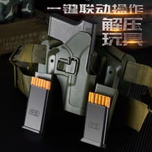 Pistol lighter, cigarette case, all-in-one windproof, inflatable, durable, Internet celebrity hot style, personalized and creative gift for boyfriend 2024 new style