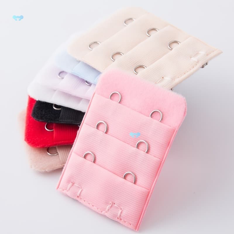 10Pcs 3 Rows 2 Hooks Bra Extenders, Comfortable Adjustable