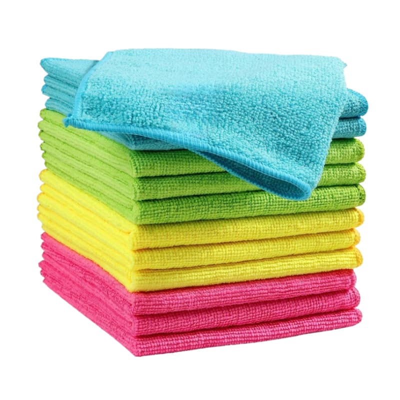 Ultrafine Fiber Cleaning Cloth Non-fuzzy Reusable Washable Stripe-free Car Towel Absorbent for Cleaning Household Items