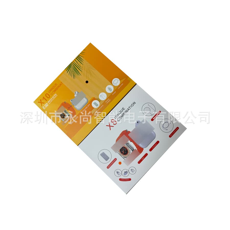 Cross-border X8/X10 Smart Watch 6-Piece Set Compatible with Apple Watch Ultra Set Huaqiangbei S8 Watch