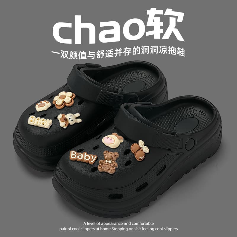 Women's Croc Shoes for Pregnant Women 2026 New Summer Outerwear Medical Non-slip and Deodorant Nurse Special Sandals and Slippers for Women