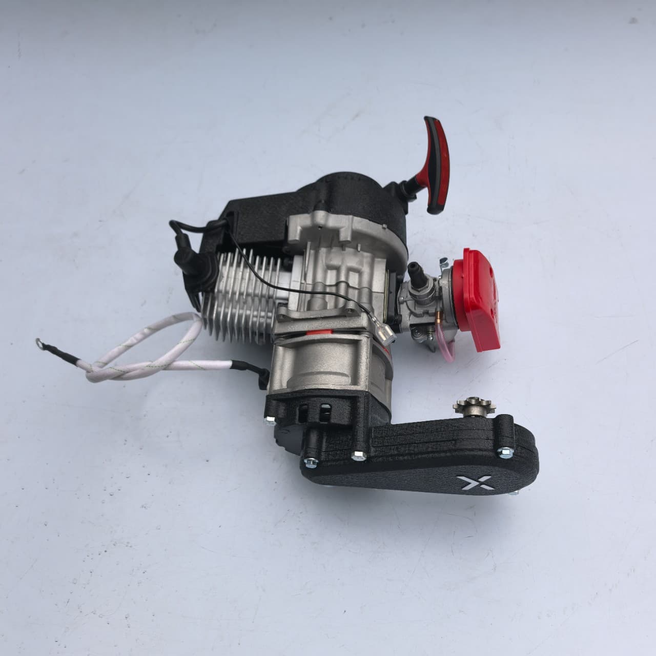 Gasoline Mountain Bike Engine Conversion Kit 49cc 2-Stroke Pull Start Electric Start Motor