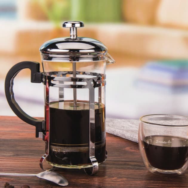 Supply Jinmeilai French Press Coffee Pot Sword Flower French Press Coffee Pot Household Hand Press Pot Home Tea Maker