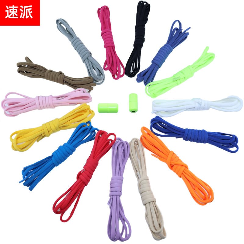 Metal Capsule Buckle Lazy Shoelace Buckle No-Tie Capsule Shoelace Clip Semi-Circular Elastic No-Bind Stretch Shoelace Fastener
