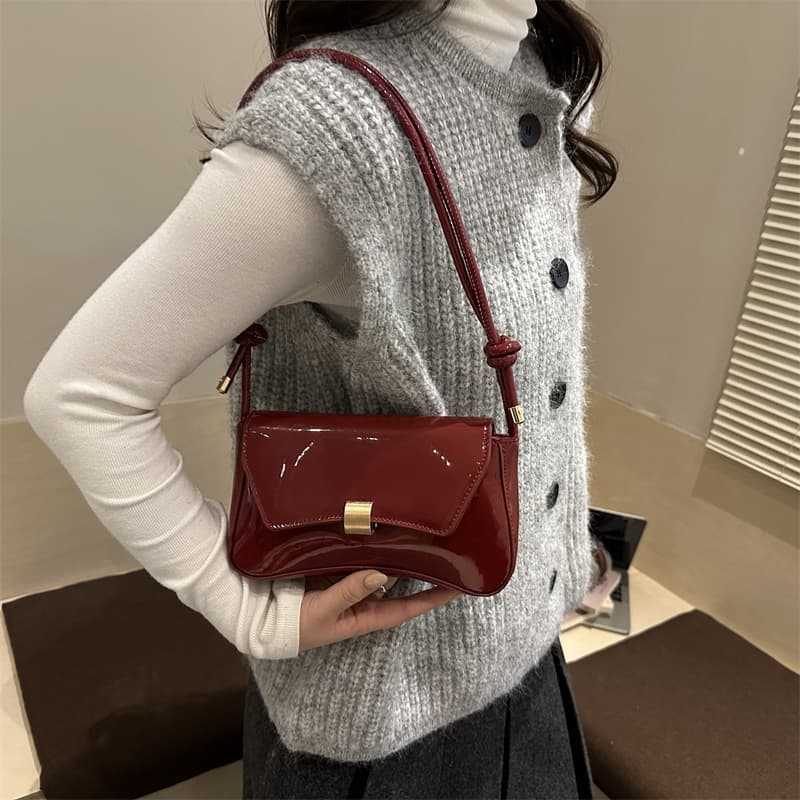 High-End Single-Shoulder Underarm Women's Bag, Fashionable Korean Style Commuter Versatile Handbag, 2026 New Versatile Ins Bag