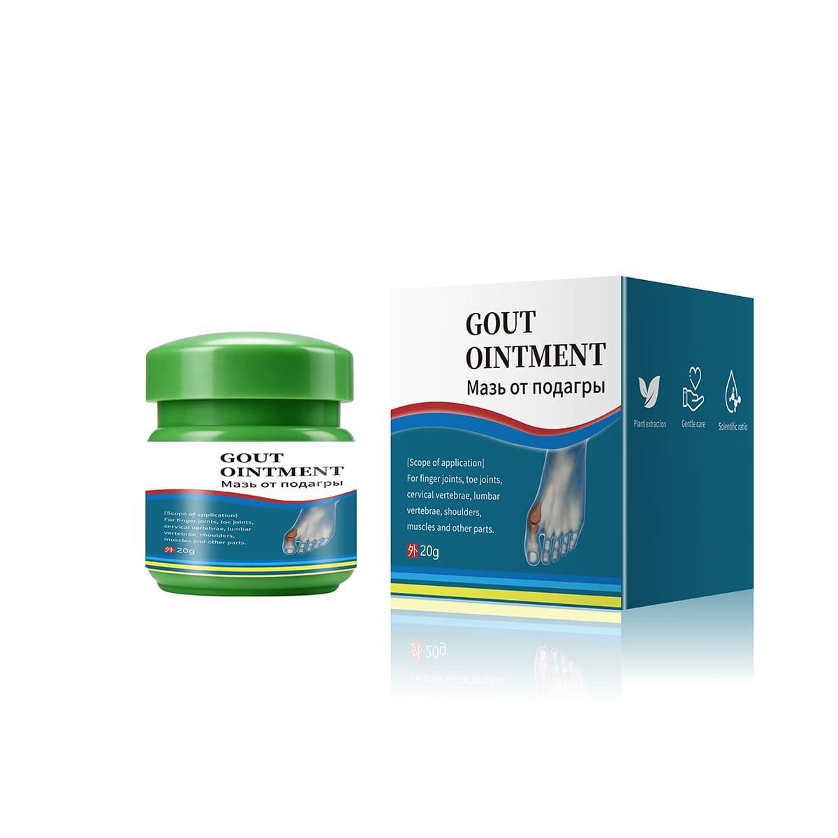 Joint Care Cream for Knee, Shoulder, and Neck Relief, Gout Health Cream A144, Soothing Care Cream