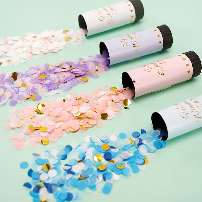 Birthday and Wedding Hand-Twist Mini Cannons, Handheld Confetti Tubes for Proposals, Parties, Petal Effects, Wholesale