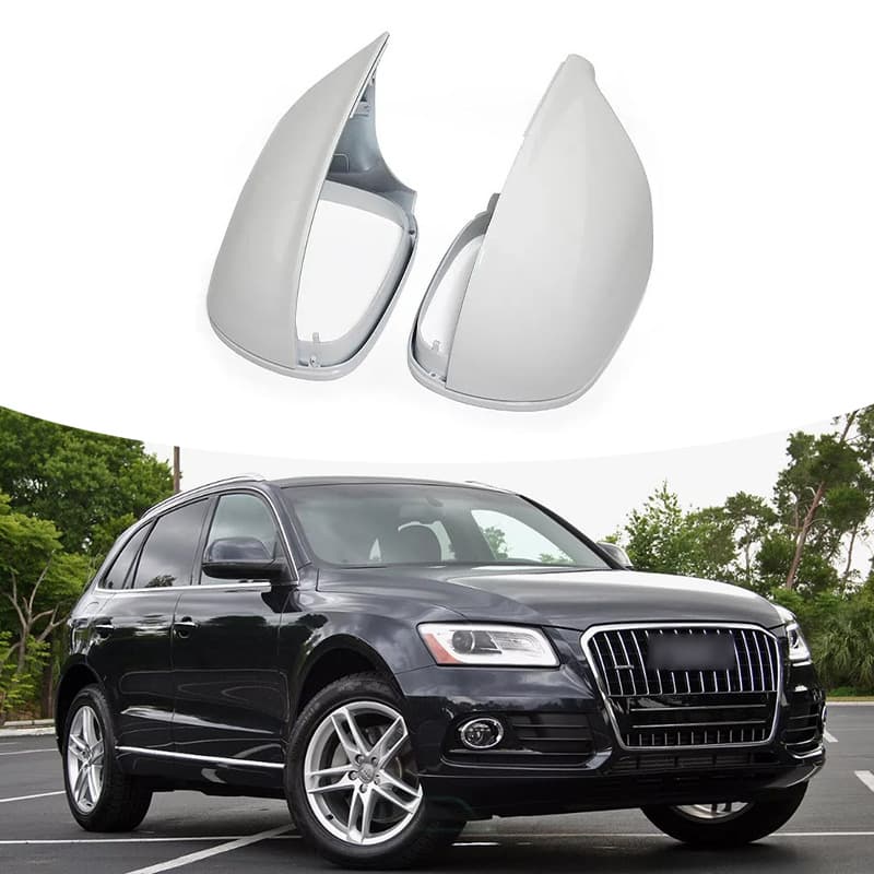 Audi Q5 Q7 Exterior Rearview Mirror Cover Car Accessories Left Right Rearview Mirror Shell Compatible with Audi Q5 Q7