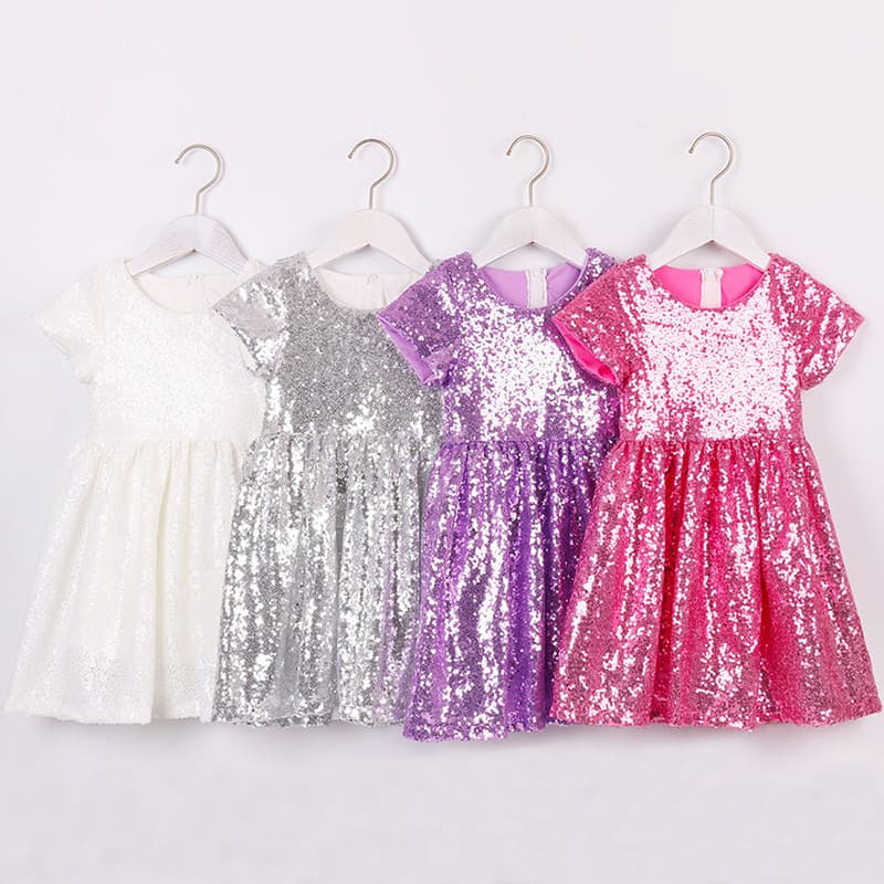 Hot-Selling Sequin Girls' Skirts, Children's Party Dresses, Birthday Cross-Border Hot-Selling Summer Children's Skirts Amazon