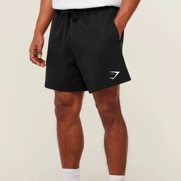 GYMSHARK Breathable Quick-Dry Heavyweight Men's Loose Versatile Stretch Sports Fitness Outdoor Running 5-Inch Shorts