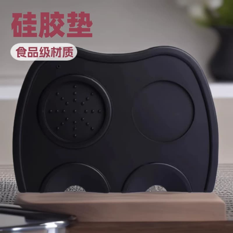 Manufacturer's ready-made food-grade silicone coffee powder pad, small round pad, coffee machine powder hammer, powder filling device
