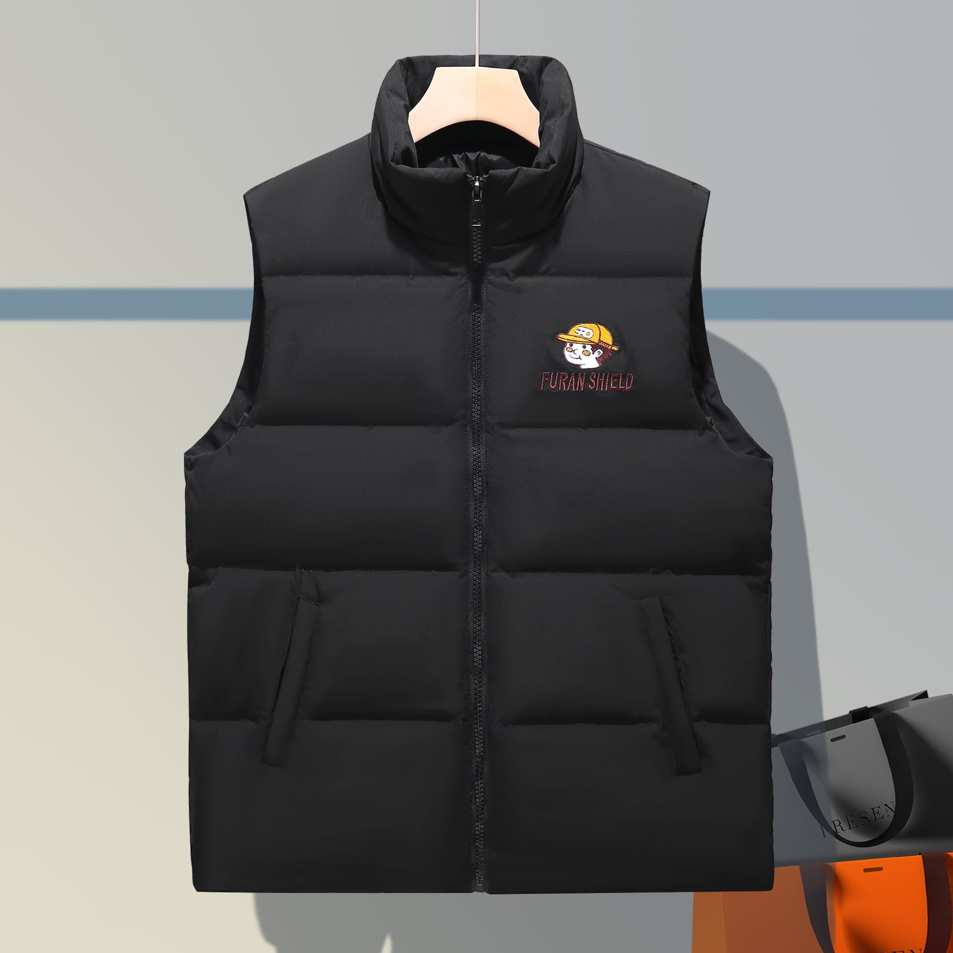 2025 New Cold Weather Jacket Extra Large Size Autumn/Winter Thickened New Wearable Silk Cotton Quilted Vest Sleeveless Waistcoat 300