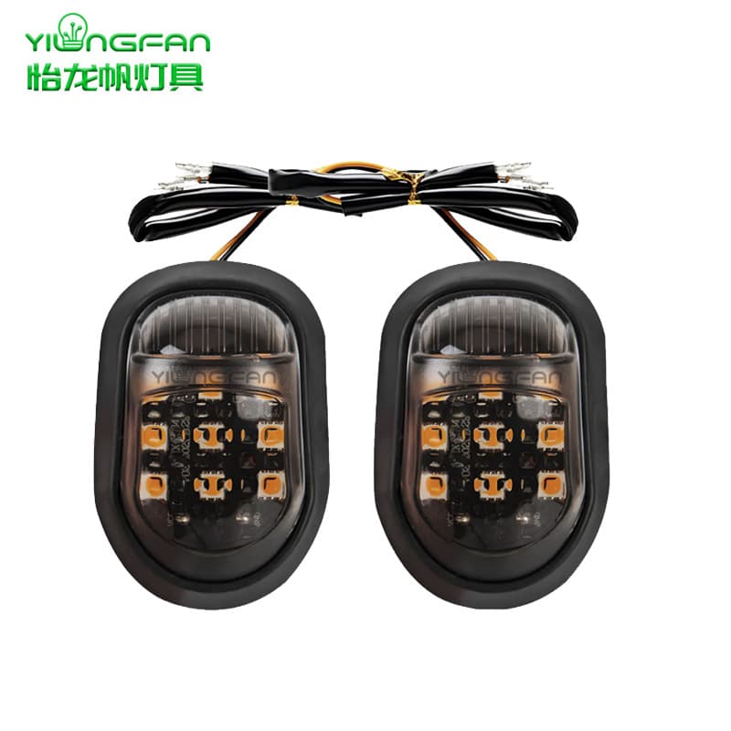 9LED Side Turn Signal Lights for Motorcycle