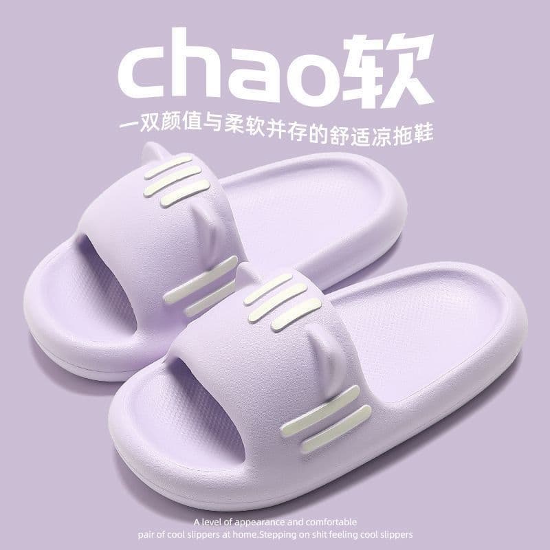 [New User Discount 5 Yuan] New Soft Cushion Slippers for Women, Summer Odor-Resistant Indoor Home Non-Slip House Slippers