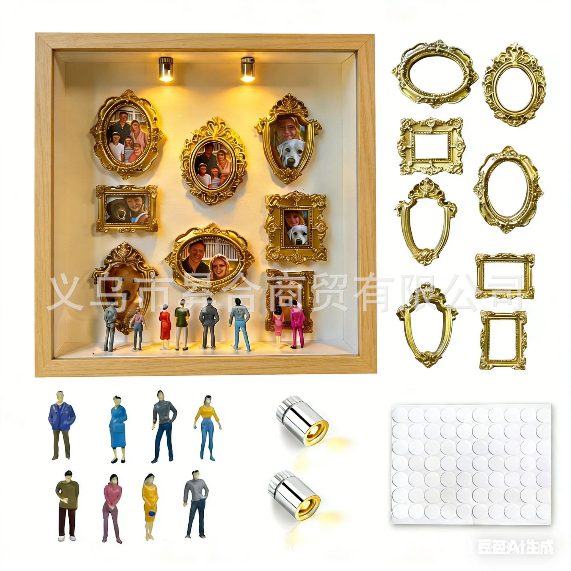 Creative New DIY Mini Museum Silhouette Box Decoration
