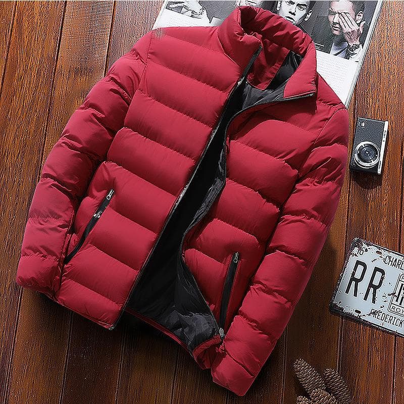 Foreign trade original single autumn winter thickened sports cotton jacket men stand collar cardigan outdoor cotton padded coat casual jacket warm cotton padded clothing wholesale