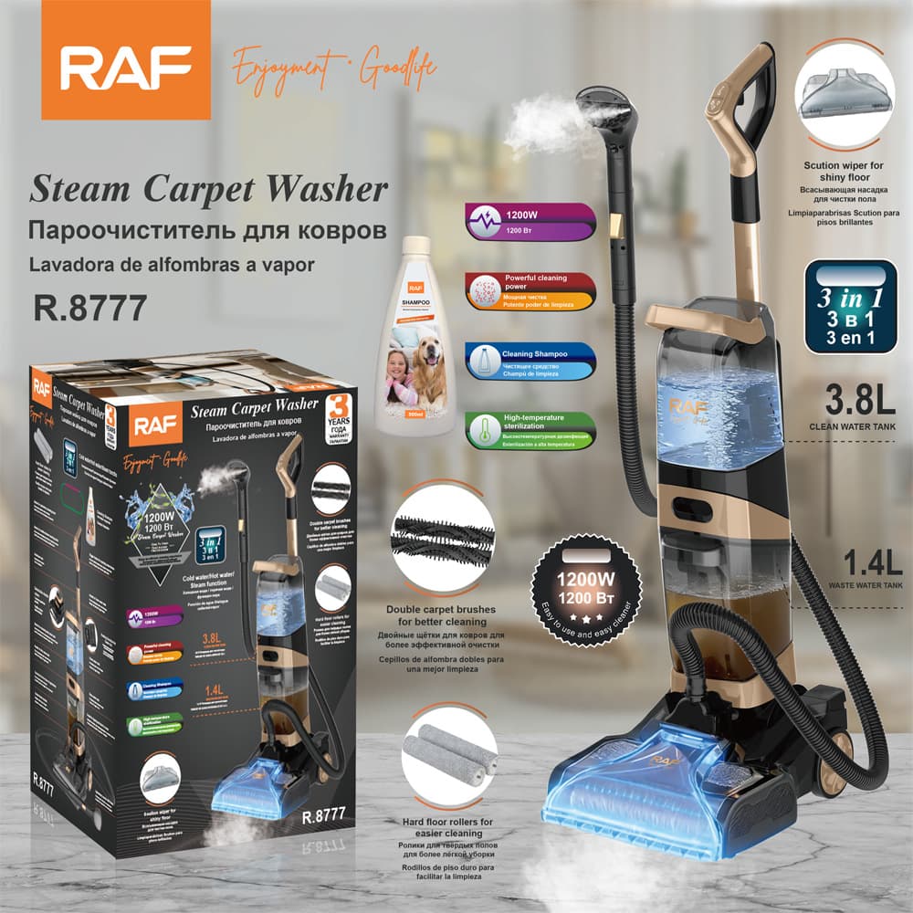 RAF EU Standard Cross-Border All-in-One Mop and Vacuum 3-in-1 Multi-Function Home Sweeper, Vacuum, and Carpet Cleaner
