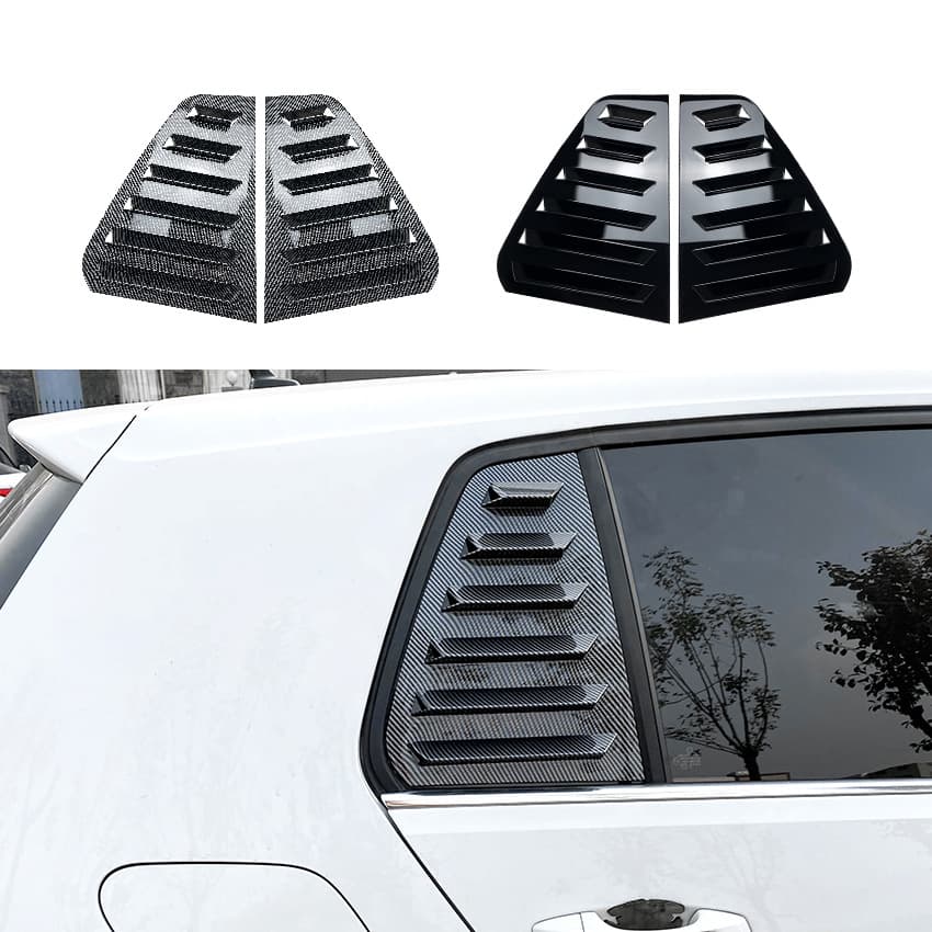 Compatible with Volkswagen Golf 7 MK7 7.5 2013-2019 Louver Window Decal Sticker Modification