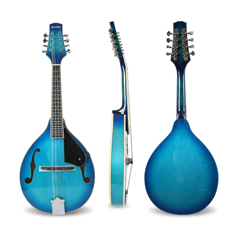 Cross-border Mandolin, Western Musical Instrument, Ethnic Instrument, Tibetan Mandolin, Eight-String Mandolin, Mandolin Instrument