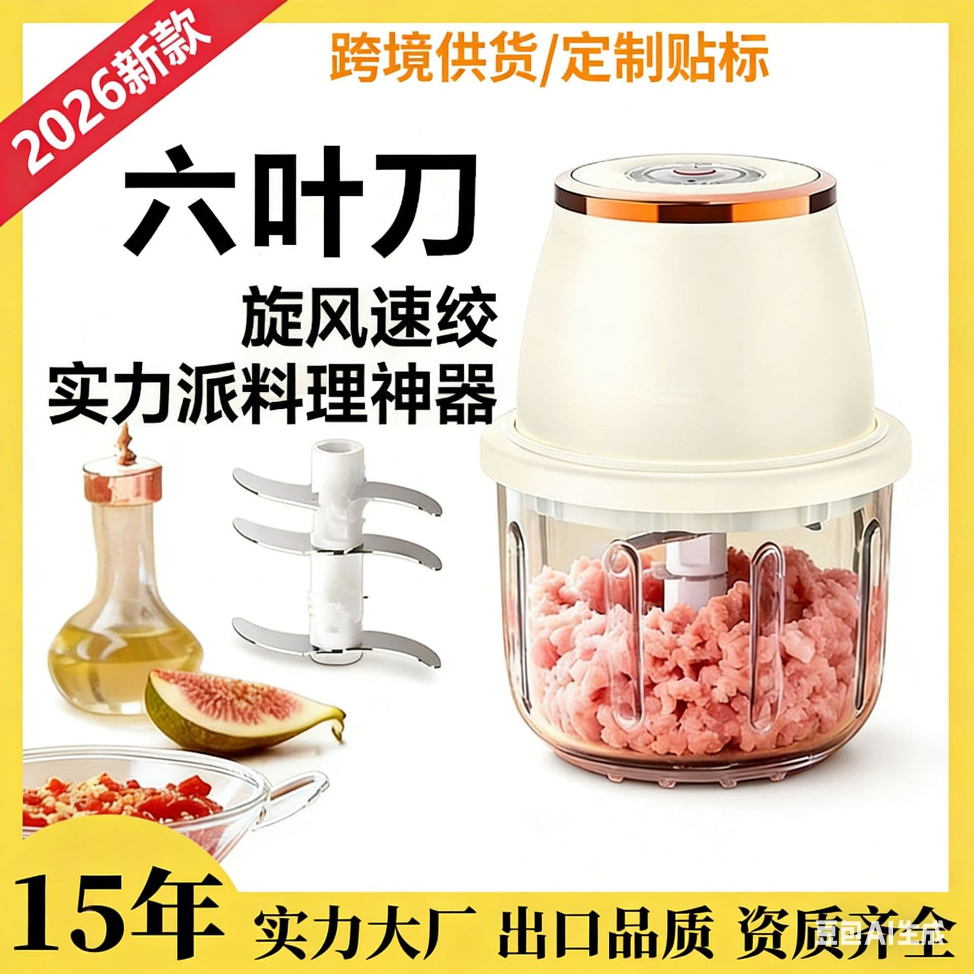 Garlic artifact, electric garlic pounder, garlic press, garlic press, garlic grinder, garlic grinder, meat grinder, garlic grinder