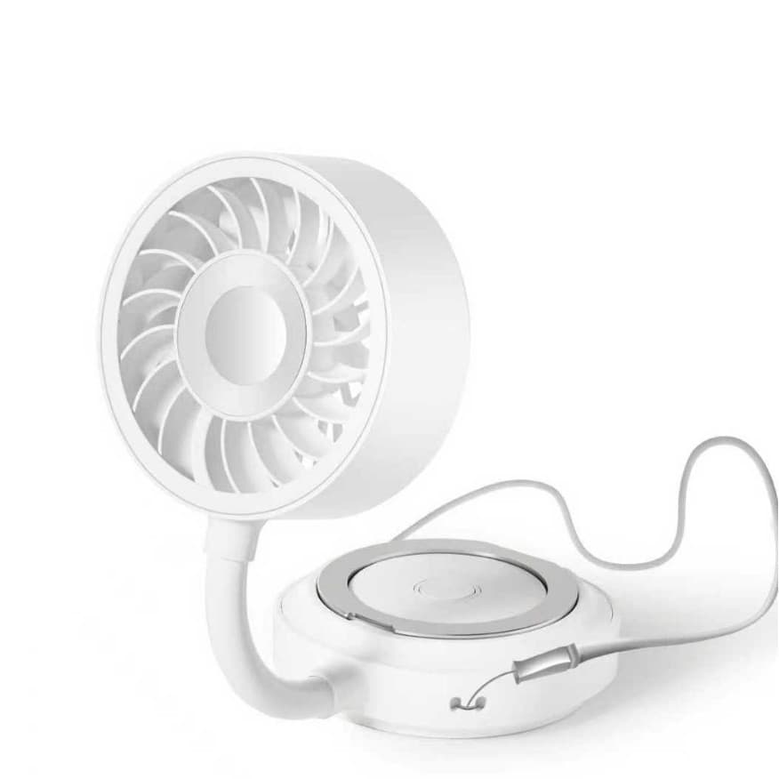 2026 New Magnetic Clip Mini Portable Foldable Fan USB Desktop Fan Creative Gift