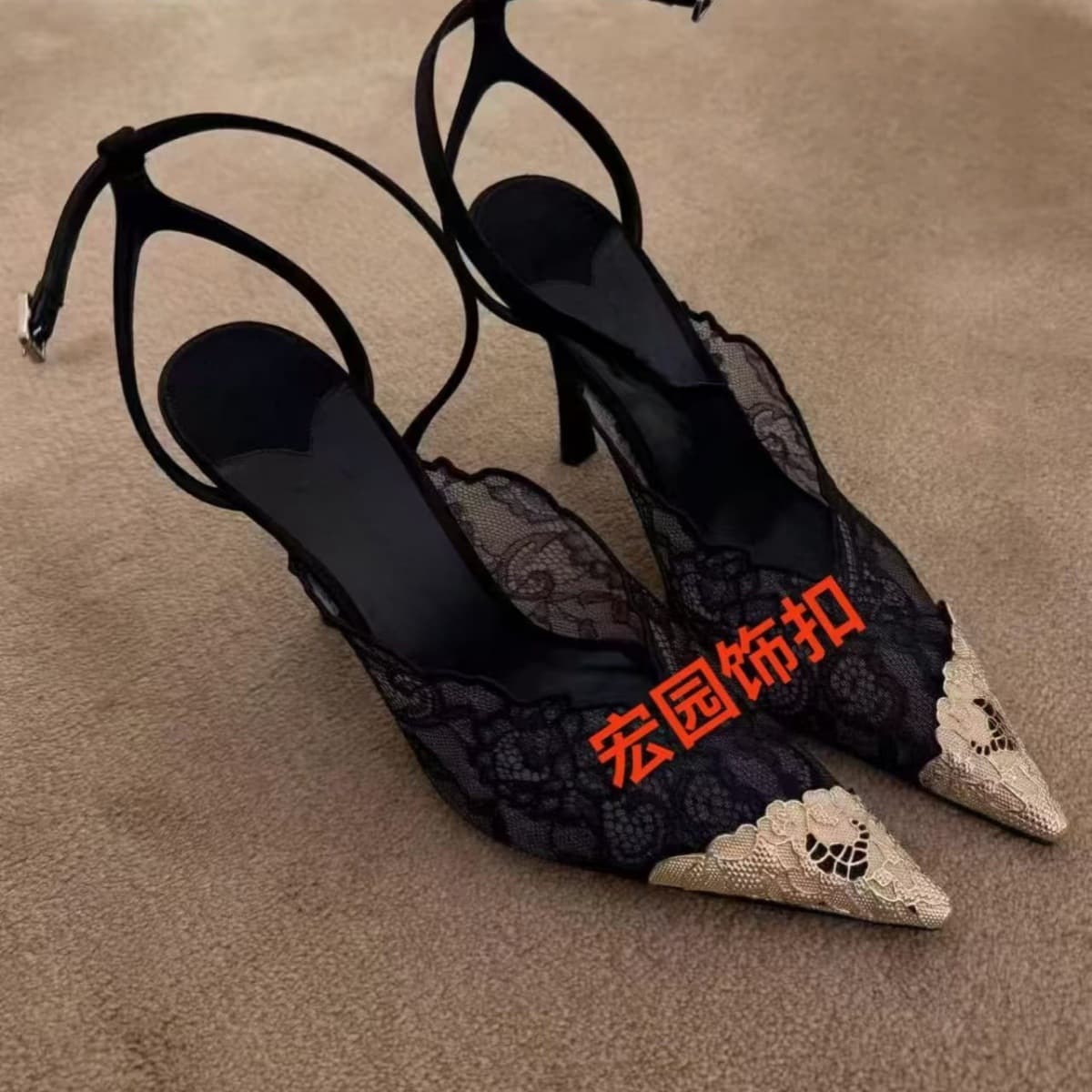 New Metal Lace Shoe Toe Clip for Women's High Heels Decorative Accessories Pointed Toe Shoe Buckle Fashion Shoe Ornament
