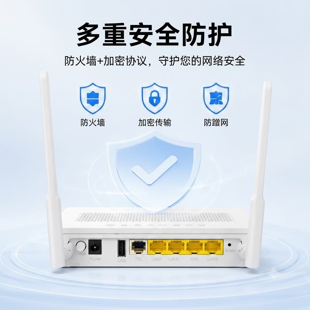OFS-8546M GPON Gigabit Optical Modem ONU / ONT with WiFi, Compatible with Major Brand OLTs