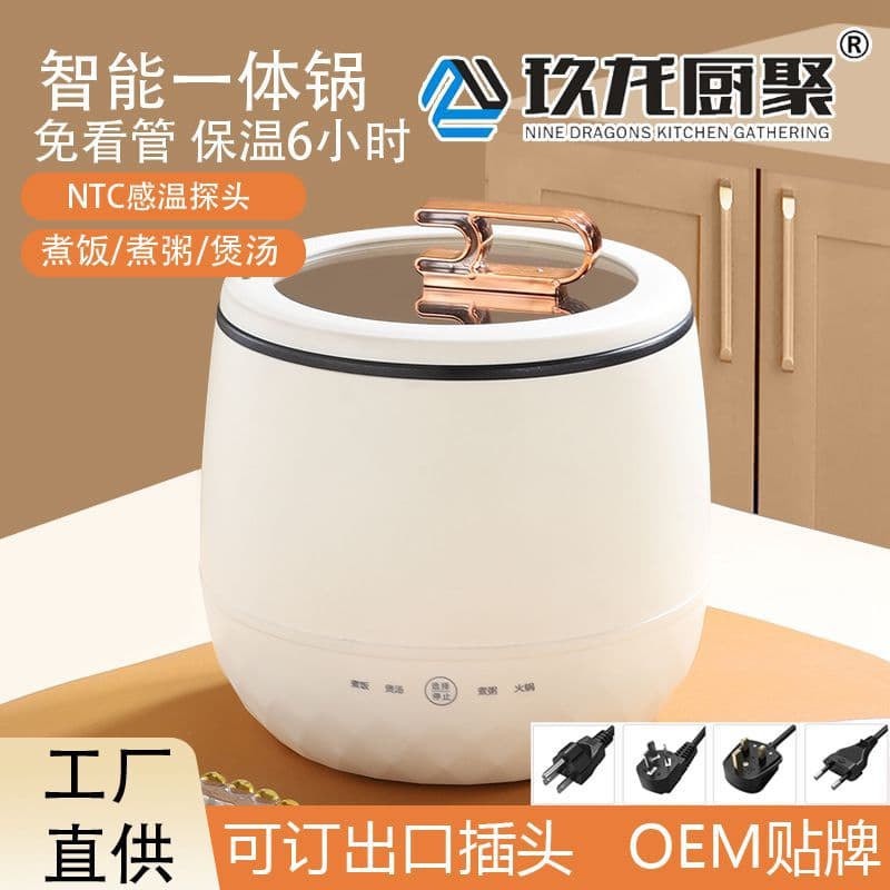 Customized Student Dormitory Home Small Mini Non-stick Multifunctional Insulated Rice Cooker, Mini Smart Rice Cooker
