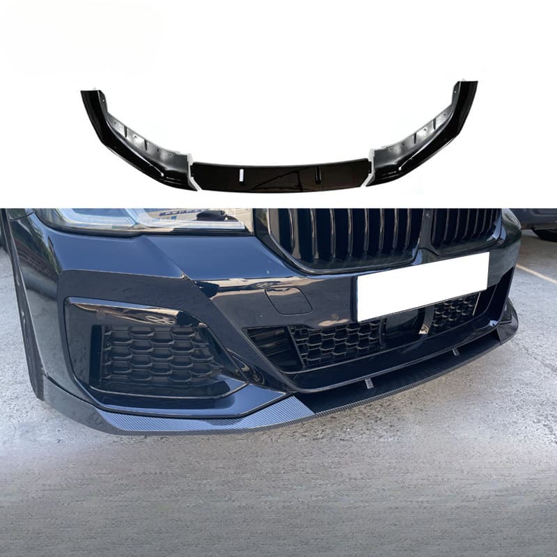 Front Lip for BMW New 5 Series G30 G38 Lci FD Three-Piece Front Bumper Lip Spoiler Body Kit