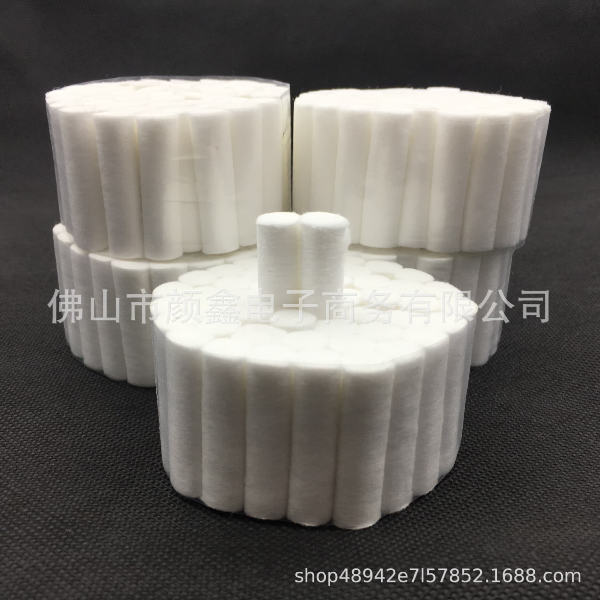 50 pieces/bundle dental material hemostatic cotton absorbent cotton oral hemostatic cotton dental cotton roll hemostatic cotton roll 3.8*1cm