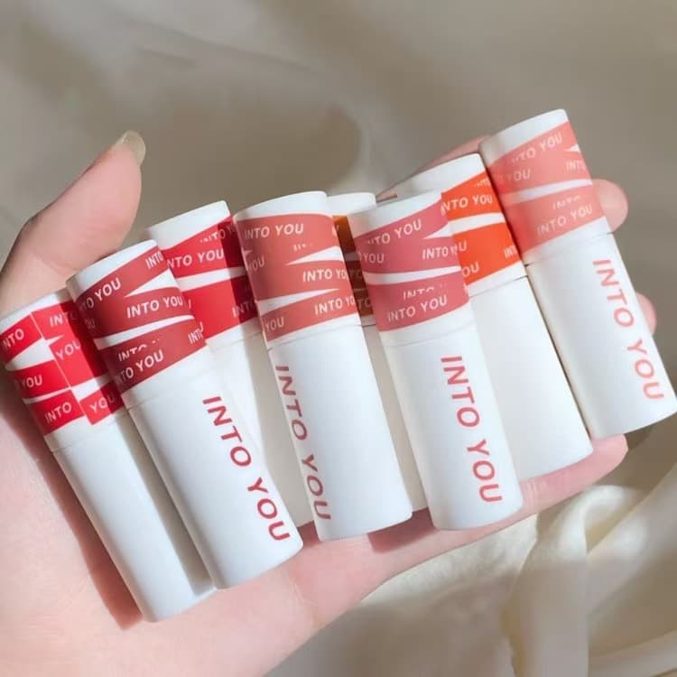 Into You Heart Desire for You Heroine Mist Lip and Cheek Dual-Use Lip Mud Matte Velvet Soft Mist Lipstick