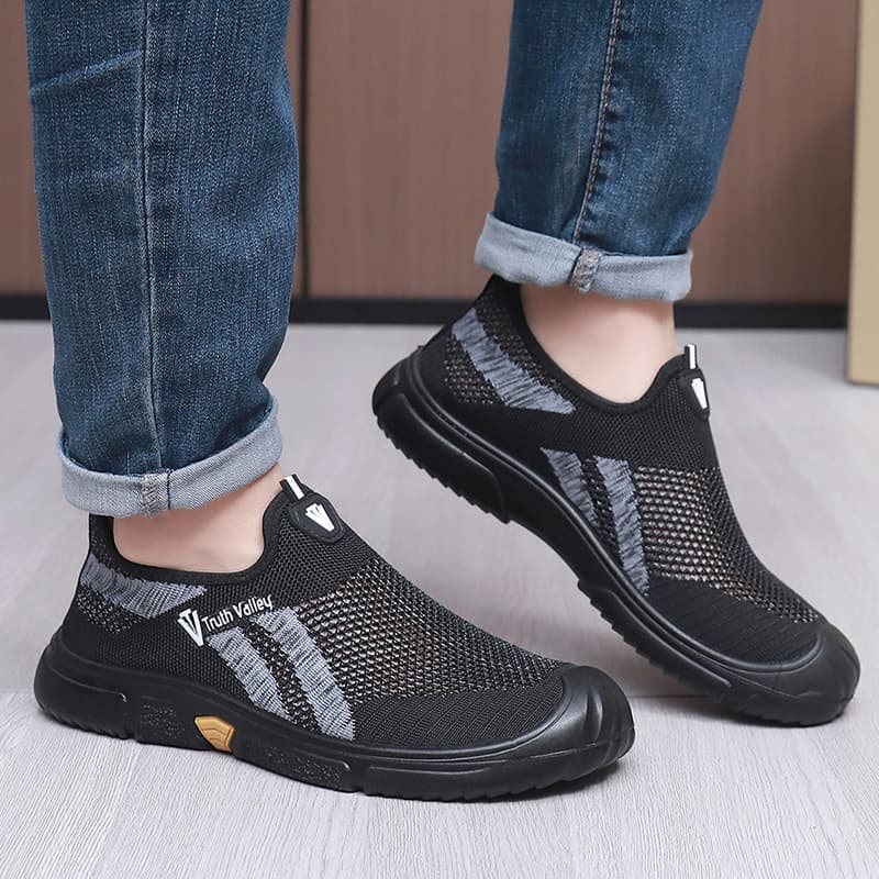 Men's Mesh Shoes 2026 Breathable Mesh Casual Shoes Lightweight Versatile Daily Shoes Anti-Slip