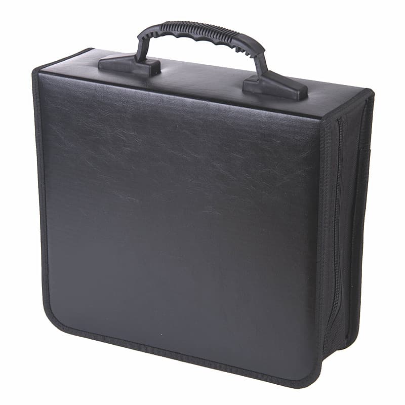 400-slot PU Leather CD Case Handheld Large Capacity CD Wallet Cross-border Exclusive Supports Logo Printing