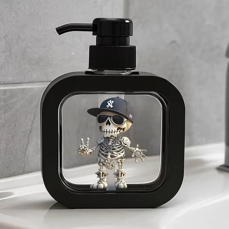 Cross-border Halloween Hand Sanitizer Dispenser Bottle Portable Travel Lotion Shower Gel Pump Empty Bottle