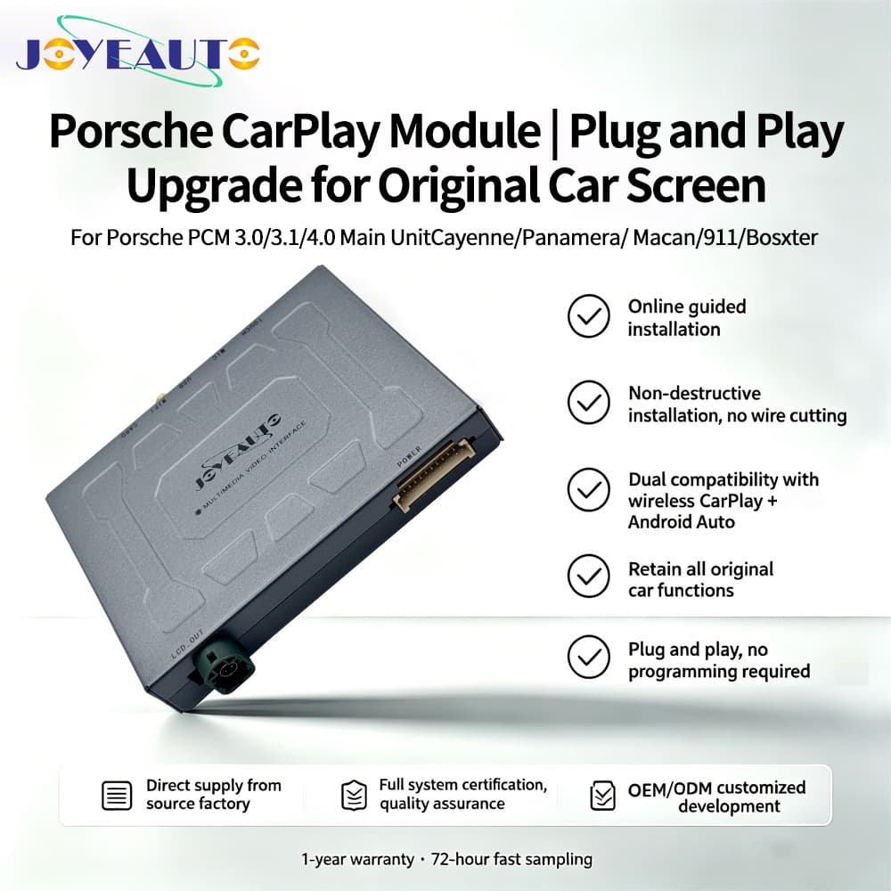 Wireless CarPlay Decoder Module for Porsche Original PCM3.0/3.1/4.0/CDR3.1