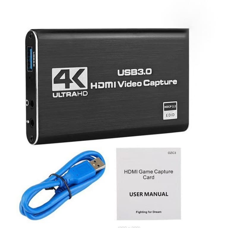 MS2131 Capture Card with Loop-out USB3.0 Video Capture Card 4K Capture Device for Monitoring and Live Streaming HDMI HD